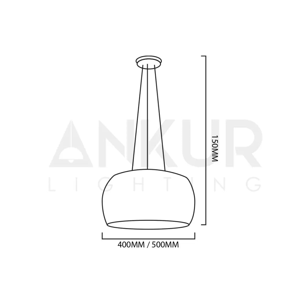 ANKUR DOMA PEARL GLASS DOME AND CRYSTAL LED HANGING CHANDELIER Chandelier