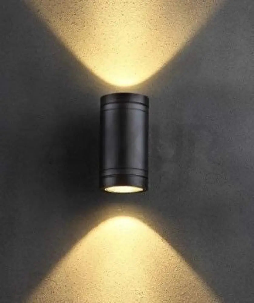ANKUR DOXX HIGH POWERED OUTDOOR LED WALL LIGHT BLACK