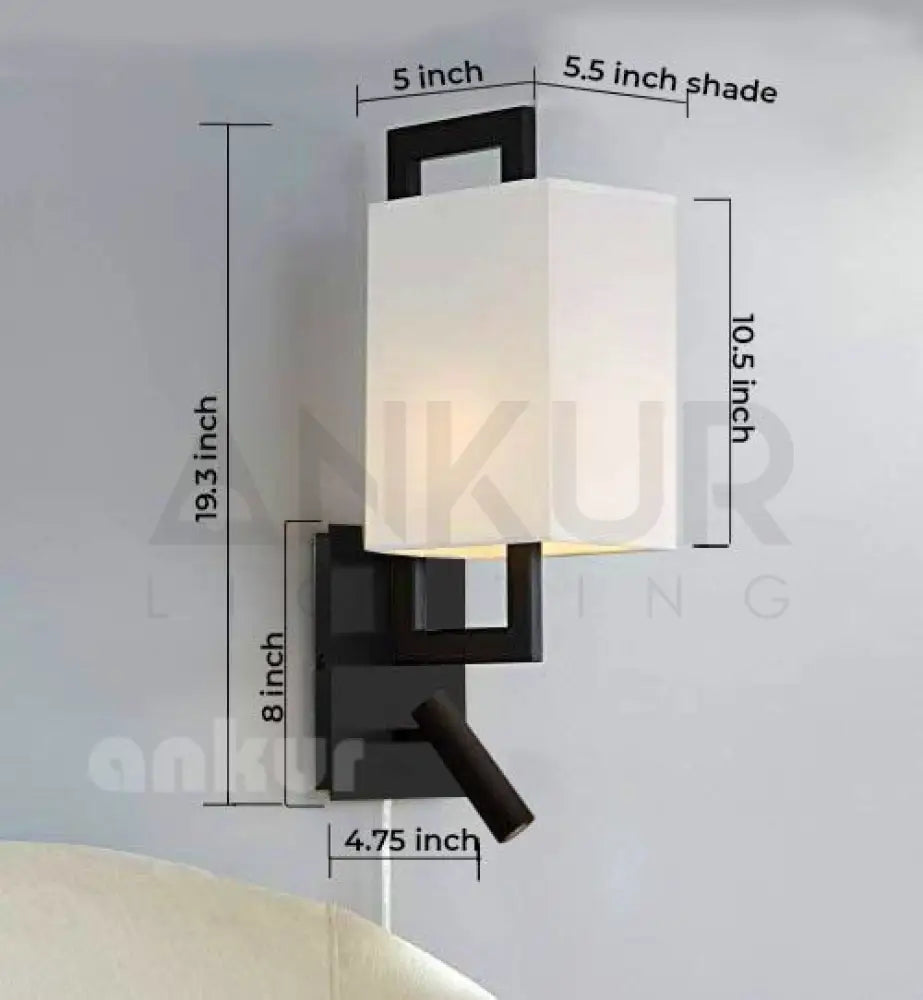 ANKUR DUOGLOW CONTEMPORARY BEDSIDE LED LAMP FOR HOTELS AND HOMES Lighting