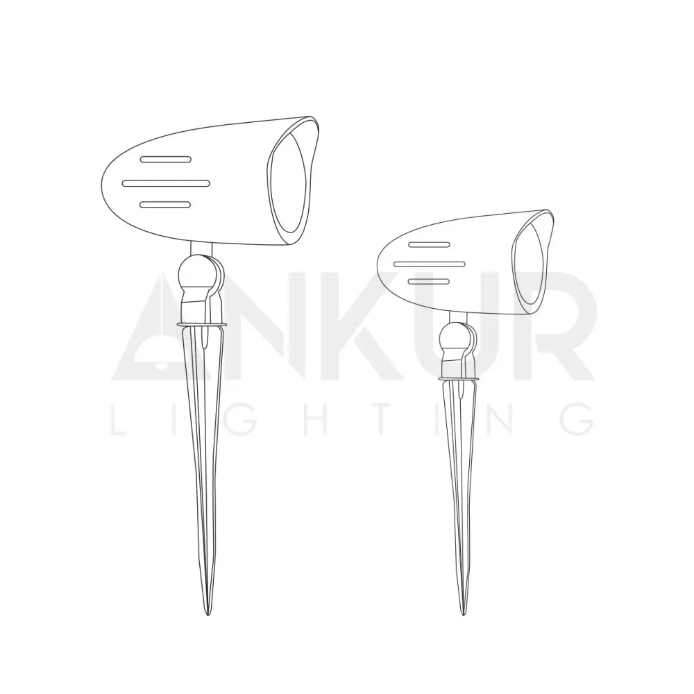 ANKUR ECOSPIKE OUTDOOR RATED LED SPIKE LIGHT FOR GARDEN AND FACADE Outdoor Light