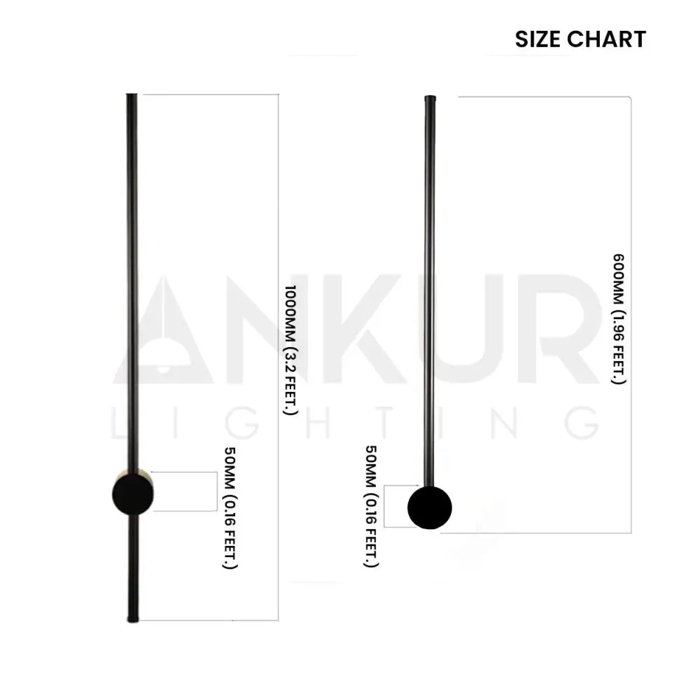 ANKUR ELLIS LINEAR CONTEMPORARY LED WALL LIGHT - Ankur Lighting
