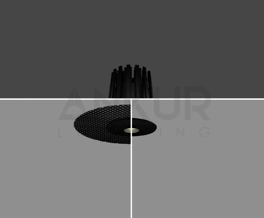 ANKUR EURO BLACKHOLE TRIMLESS DOT PINSPOT LED DOWNLIGHT Downlight
