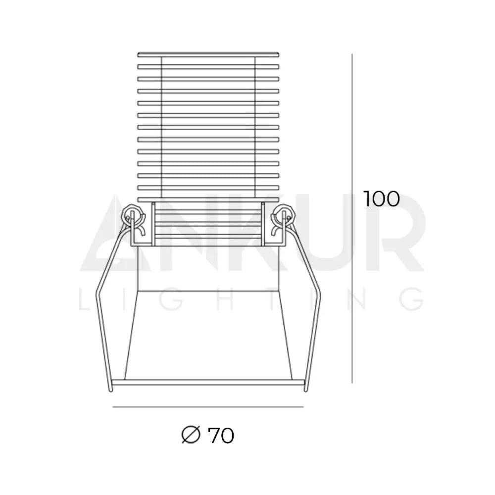 ANKUR EURO TOM RECESSES LED DOWNLIGHT - Ankur Lighting