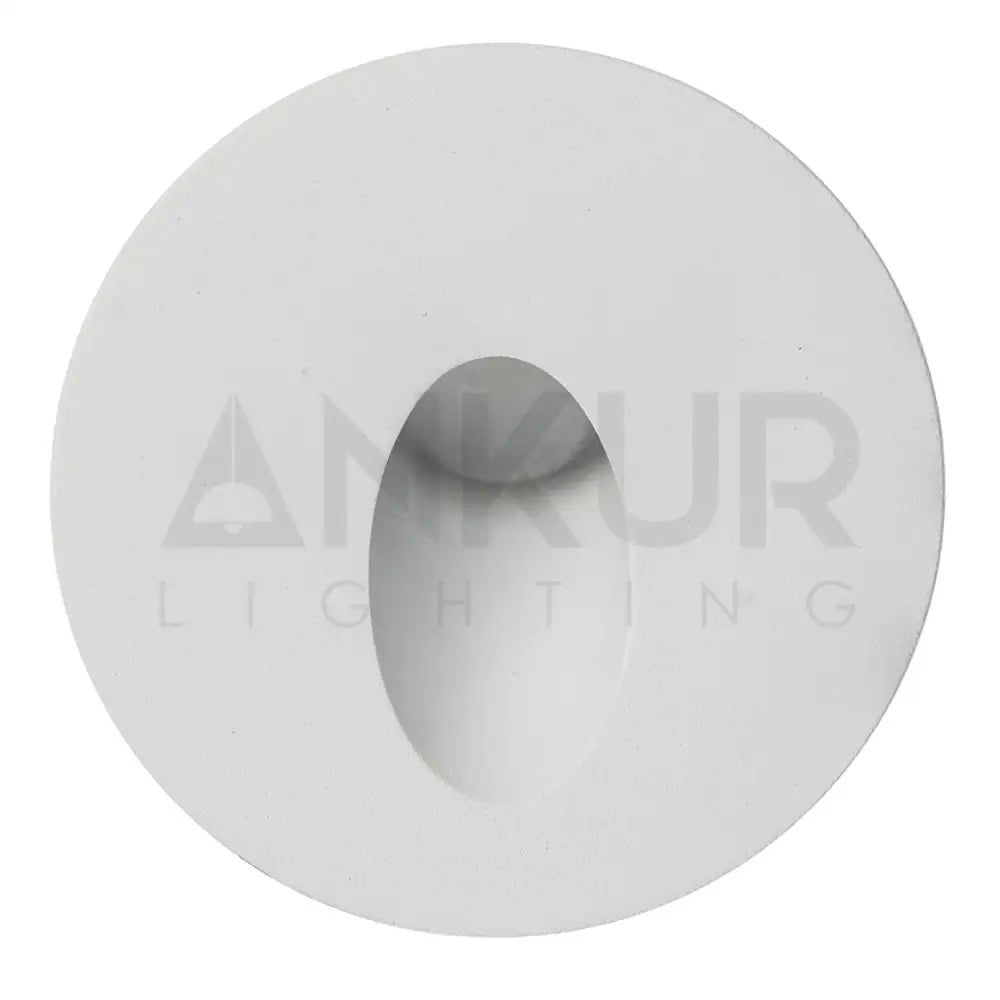 ANKUR EYE OUTDOOR LED WALL STAIRCASE DRIVEWAY FOOT LIGHT Round / White Step Light