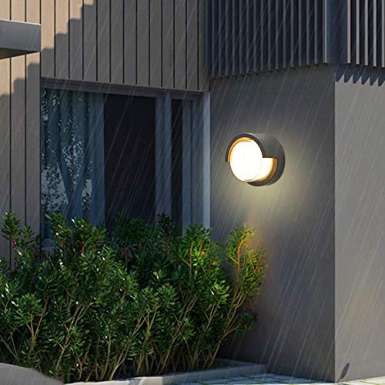 ANKUR EYEBROW OUTDOOR RATED ACRYLIC LED WALL LIGHT - Ankur Lighting