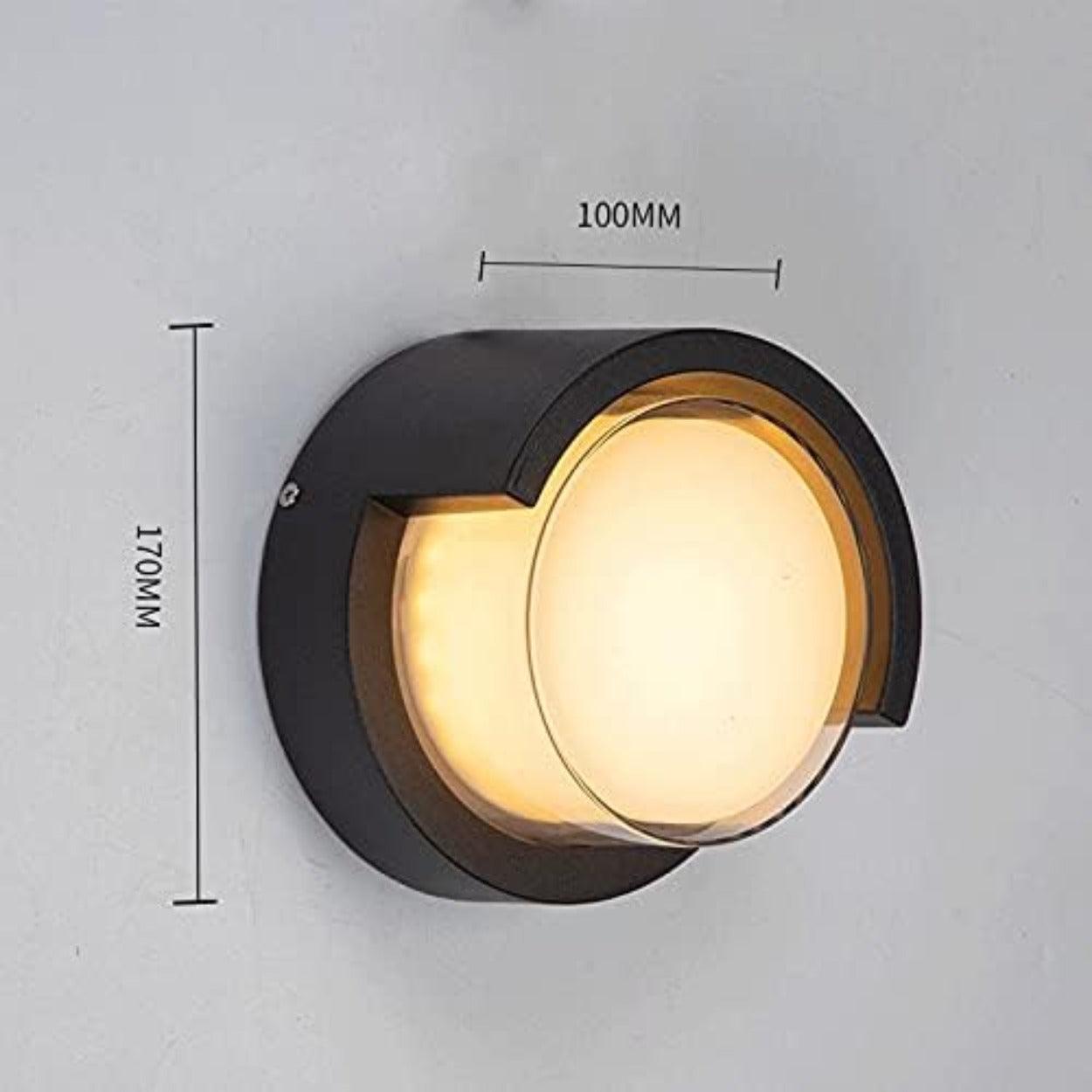 ANKUR EYEBROW OUTDOOR RATED ACRYLIC LED WALL LIGHT - Ankur Lighting