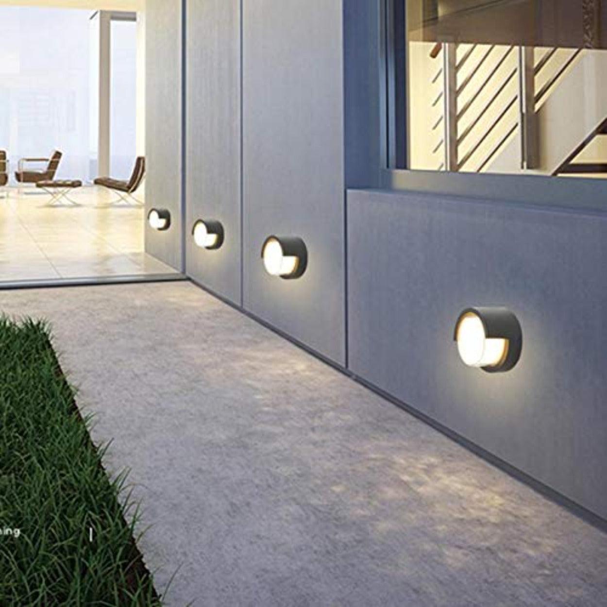 ANKUR EYEBROW OUTDOOR RATED ACRYLIC LED WALL LIGHT - Ankur Lighting