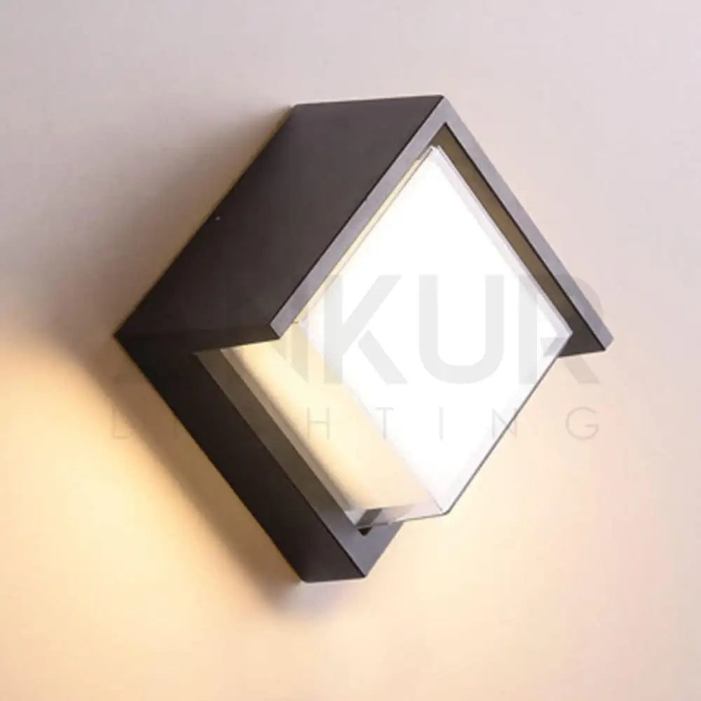 ANKUR EYEBROW OUTDOOR RATED ACRYLIC LED WALL LIGHT - Ankur Lighting