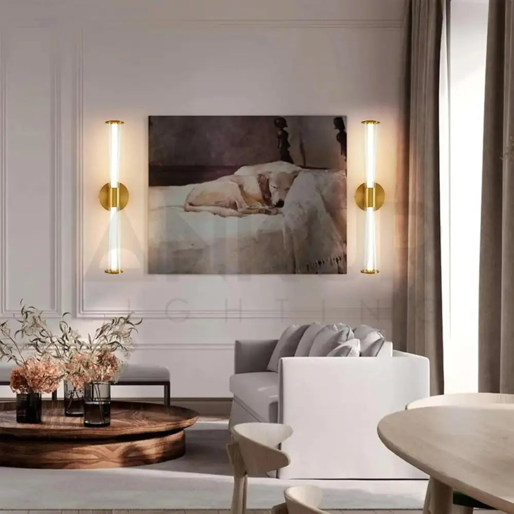 ANKUR FIOCCO METAL AND GLASS LED MIRROR LIGHT