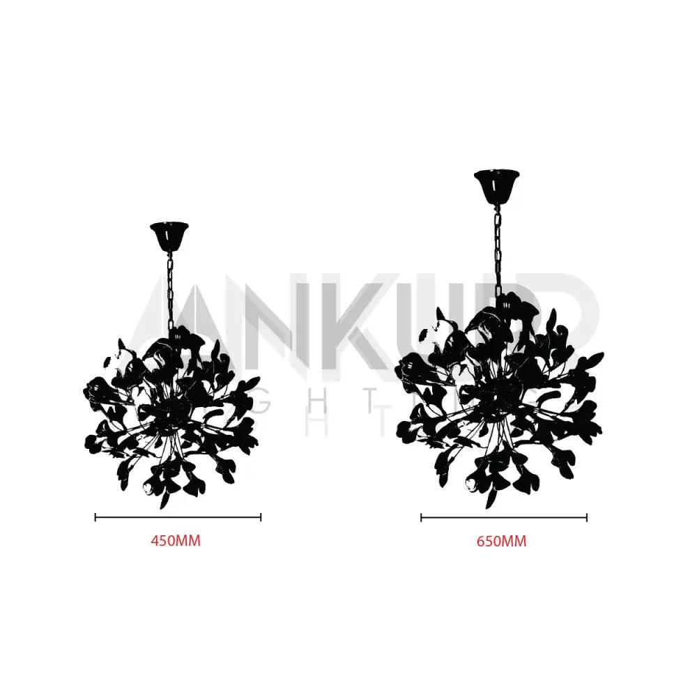 ANKUR FIORENZA CRYSTAL LEAF CHANDELIER