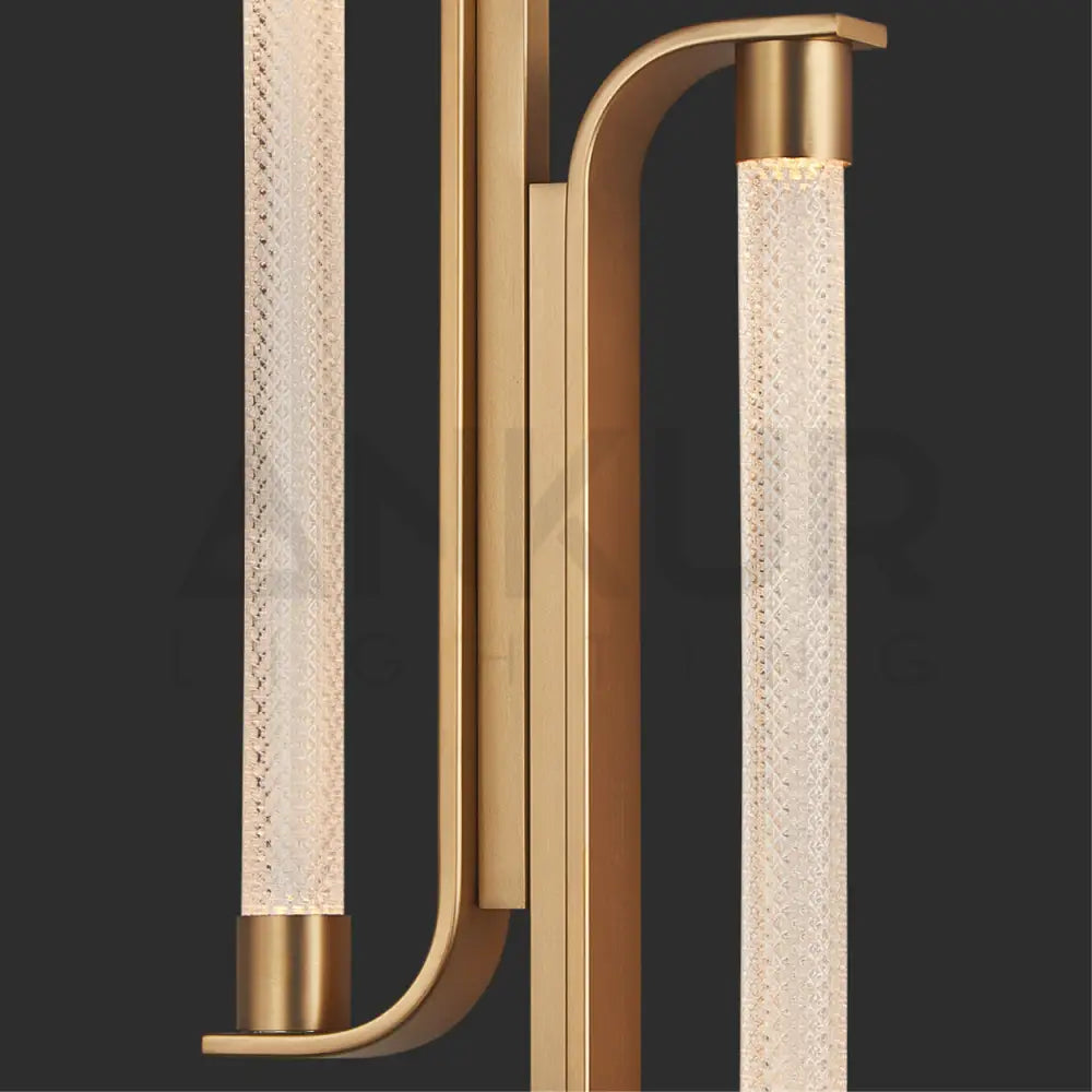 ANKUR FLAVIA CRYSTAL METAL LED MIRROR WALL LIGHT
