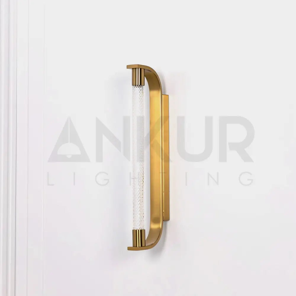 ANKUR FLAVIA CRYSTAL METAL LED MIRROR WALL LIGHT