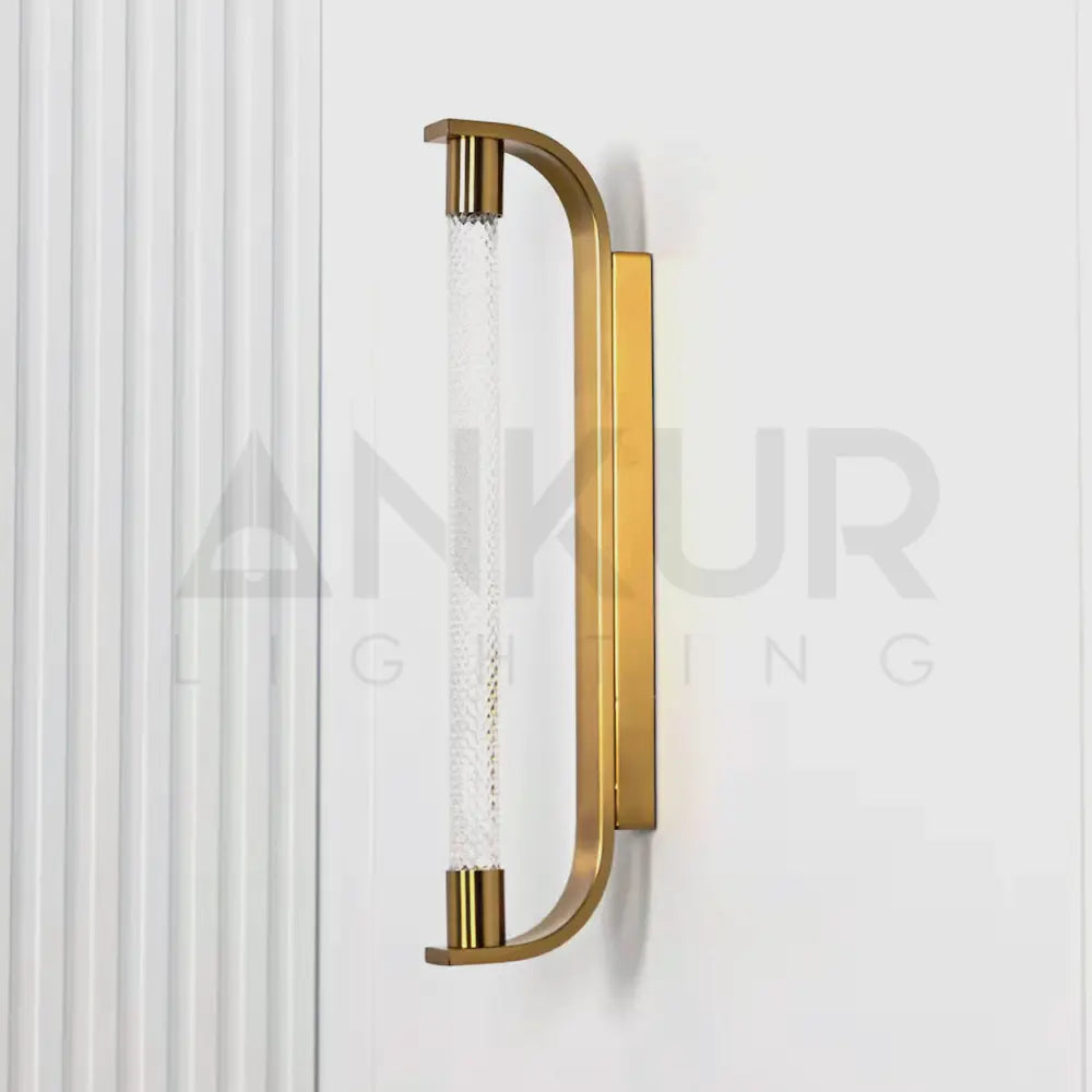 ANKUR FLAVIA CRYSTAL METAL LED MIRROR WALL LIGHT