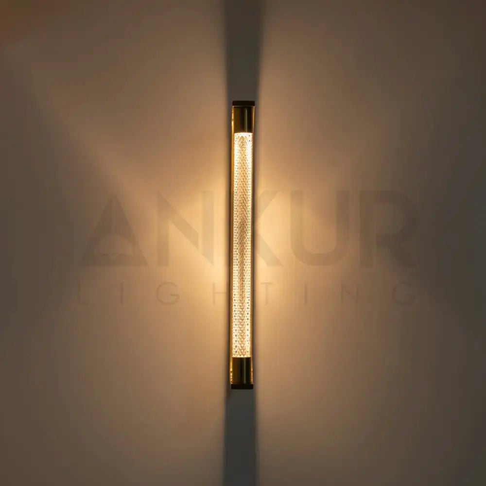 ANKUR FLAVIA CRYSTAL METAL LED MIRROR WALL LIGHT