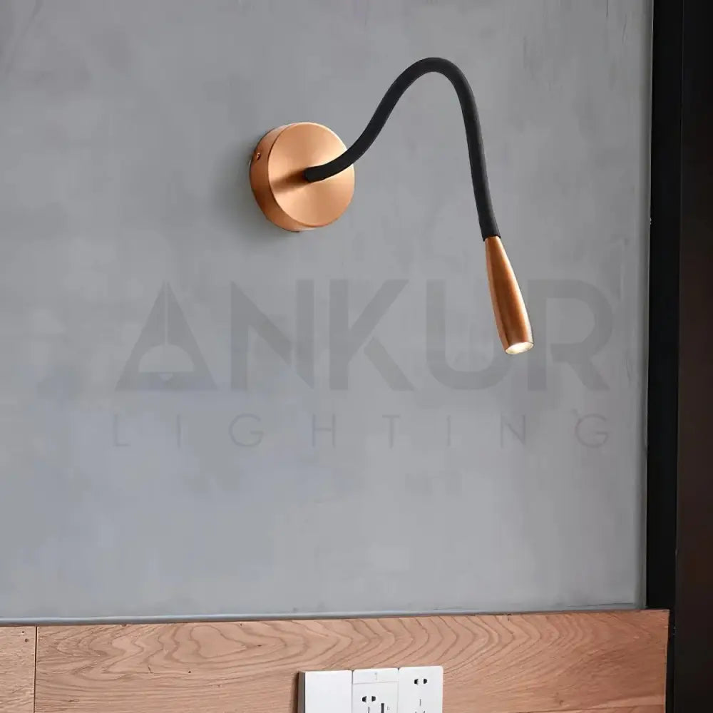 ANKUR FLEXO FLEXIBLE METAL LED WALL LIGHT Copper