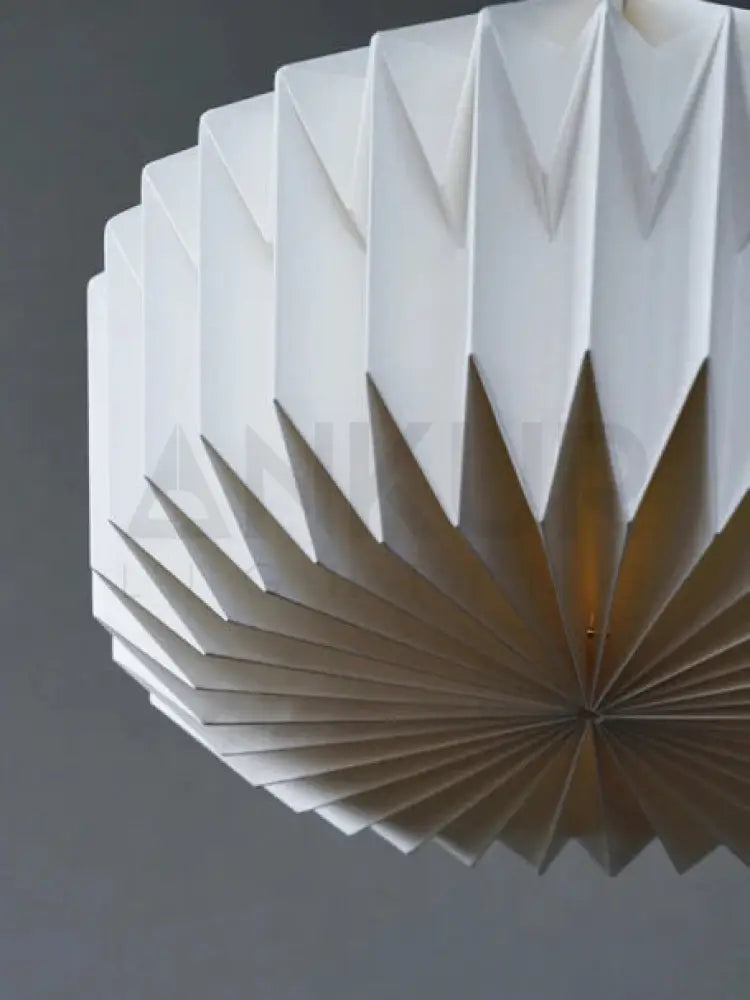 ANKUR FROST ORIGAMI PENDANT LIGHT- PAPER HANDPLEATING HANGING LIGHT Pendant Light