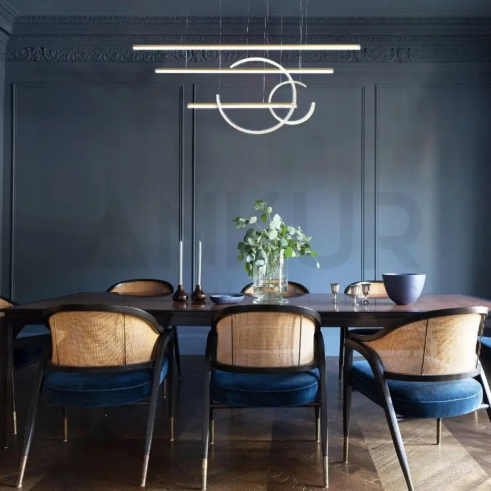 ANKUR GEOM ABSTRACT MODERN CONTEMORARY LED CHANDELIER - Ankur Lighting