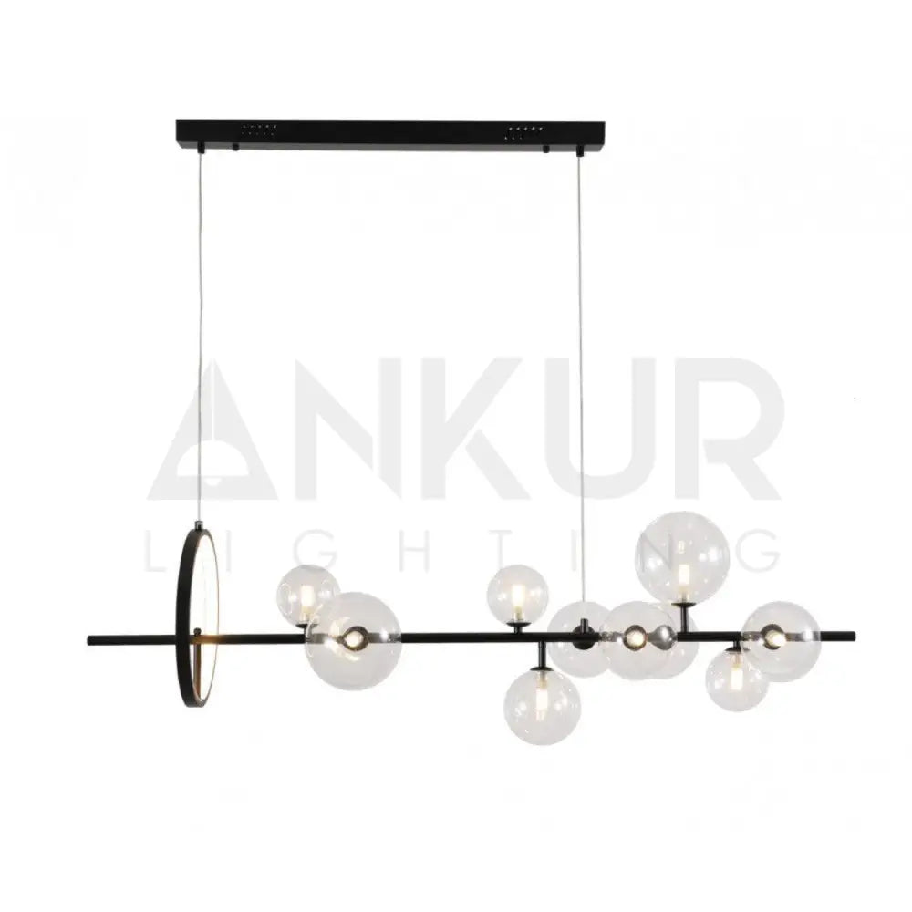 ANKUR GEOM ARIEL MODERN LED RING CHANDELIER HANGING LIGHT