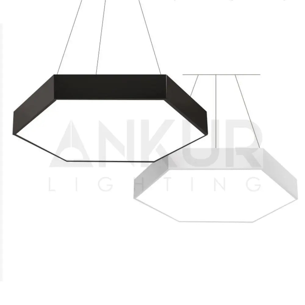 ANKUR GEOM HEXAGON LED PENDANT LIGHT - Ankur Lighting