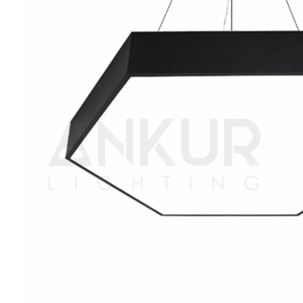 ANKUR GEOM HEXAGON LED PENDANT LIGHT - Ankur Lighting
