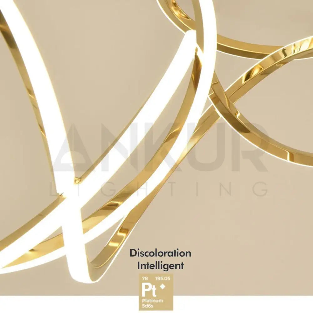 ANKUR GEOM TANGLED CONTEMPORARY LED PENDANT CHANDELIER - Ankur Lighting