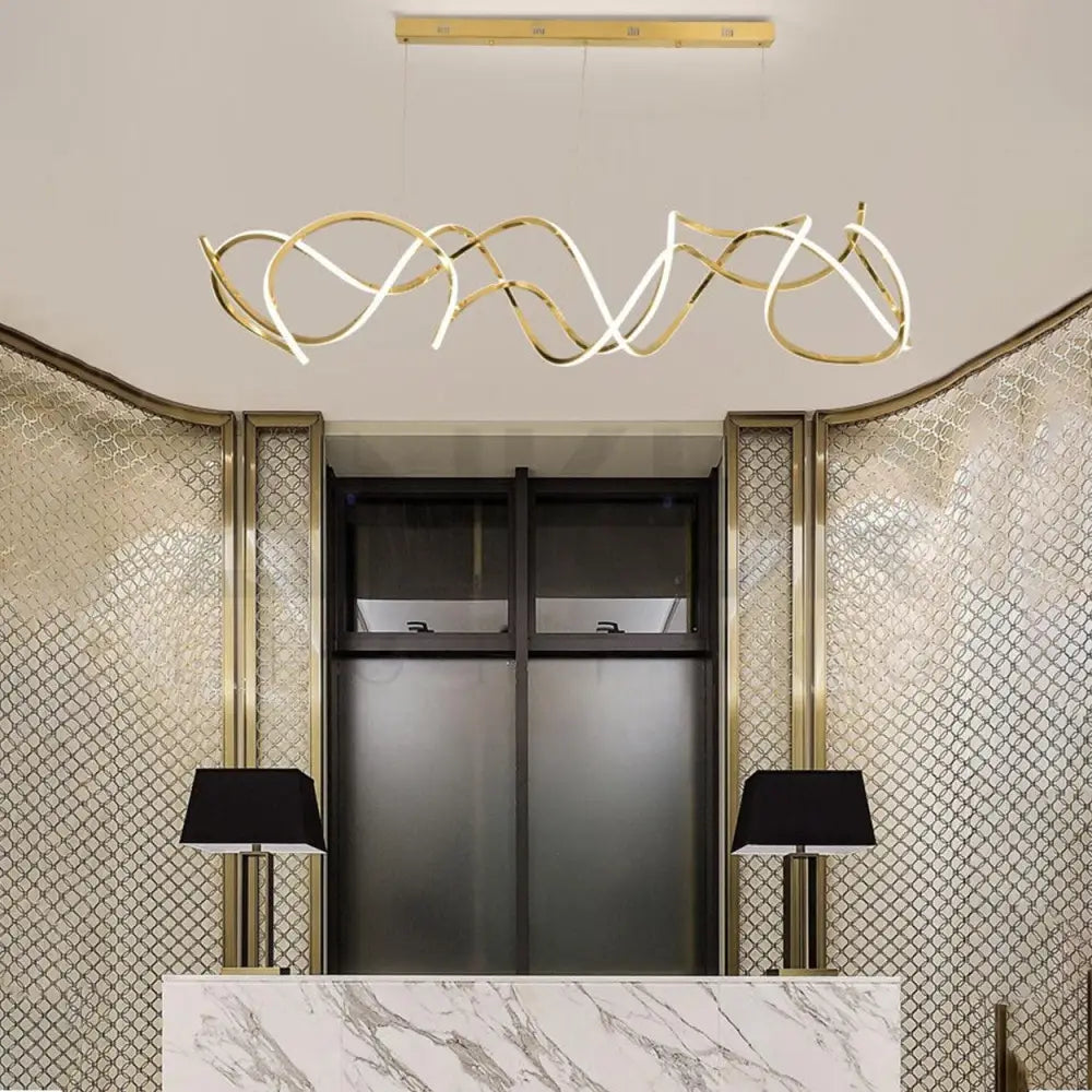 ANKUR GEOM TANGLED CONTEMPORARY LED PENDANT CHANDELIER - Ankur Lighting
