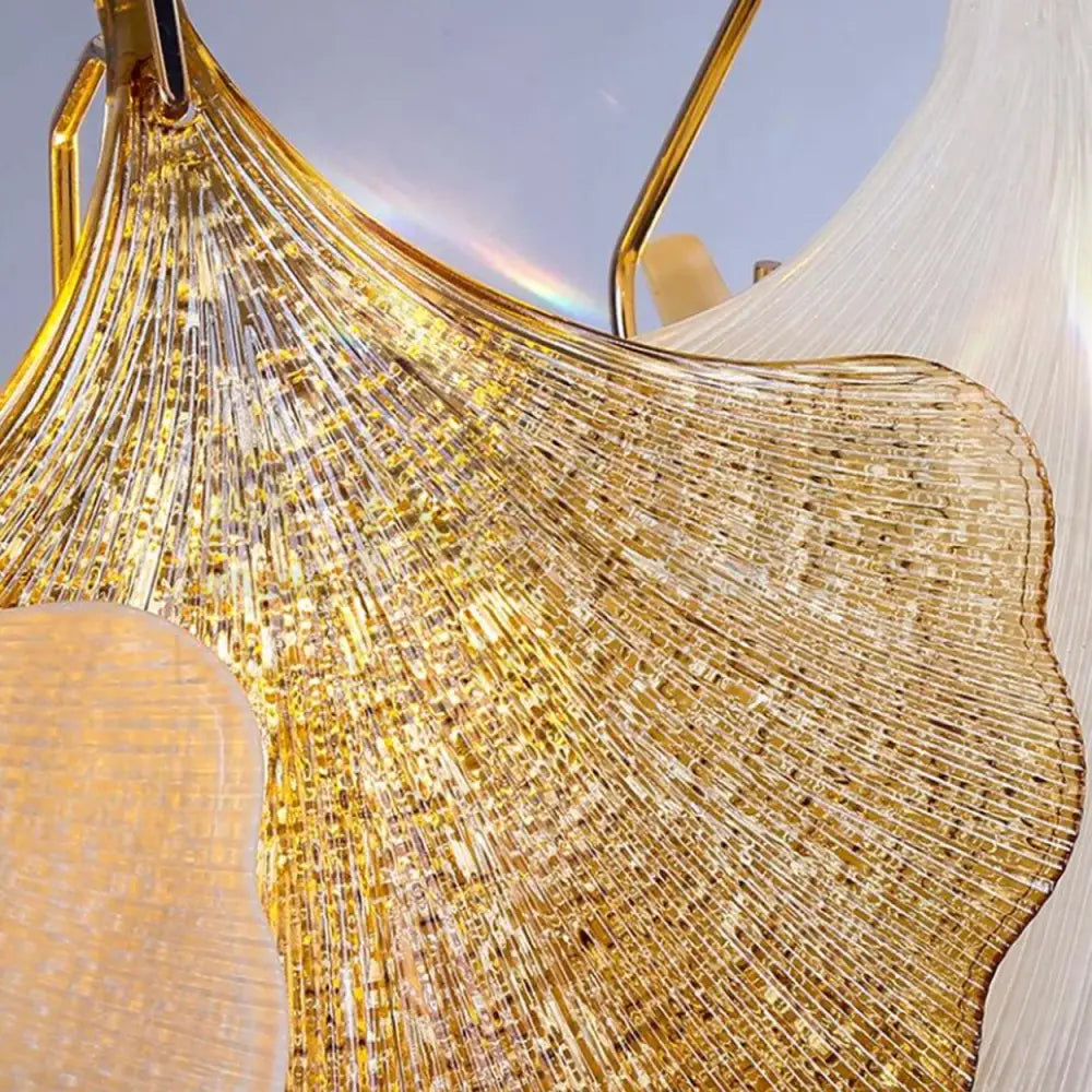 ANKUR GILDEDGLOW FRENCH FLOWER CRYSTAL ART GLASS ROUND CHANDELIER - Ankur Lighting