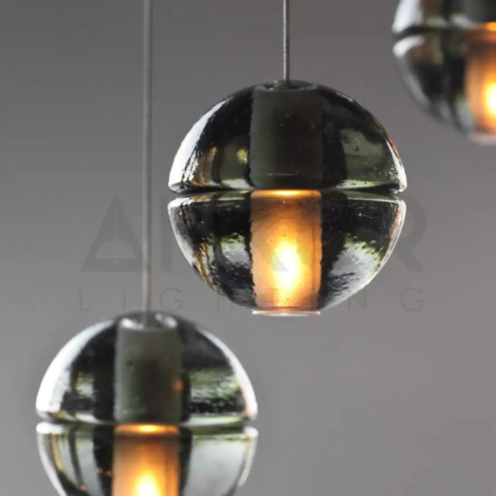ANKUR GLASS BALL HANGING LIGHT - Ankur Lighting