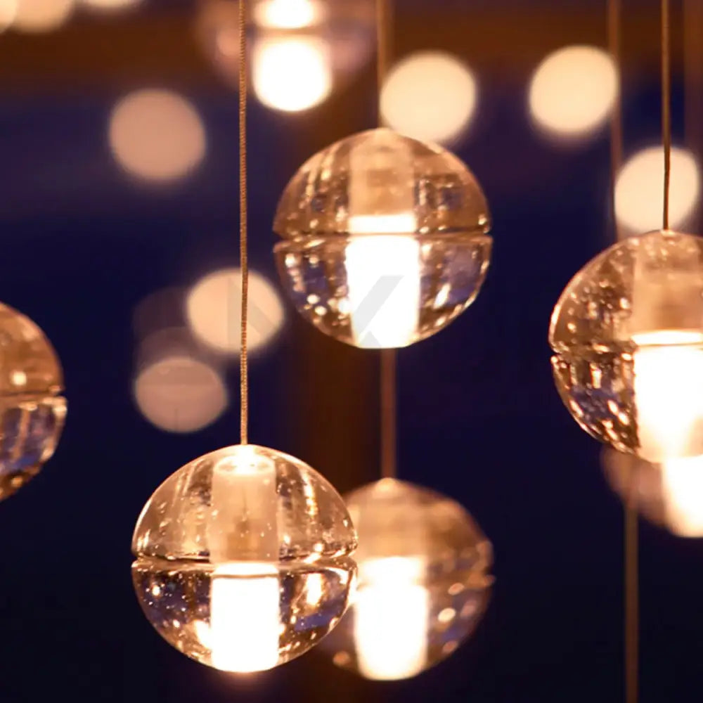 ANKUR GLASS BALL HANGING LIGHT - Ankur Lighting