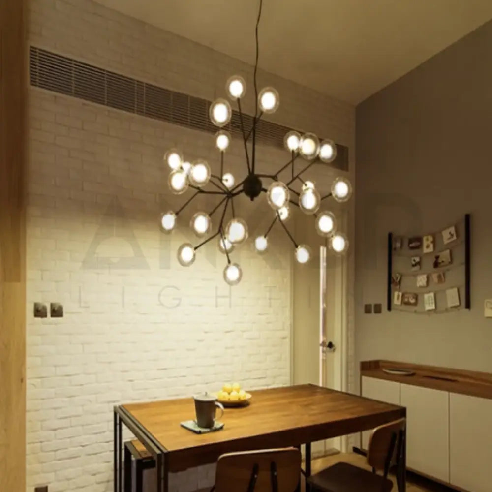 ANKUR GLASS BUBBLES TREE CHANDELIER - Ankur Lighting