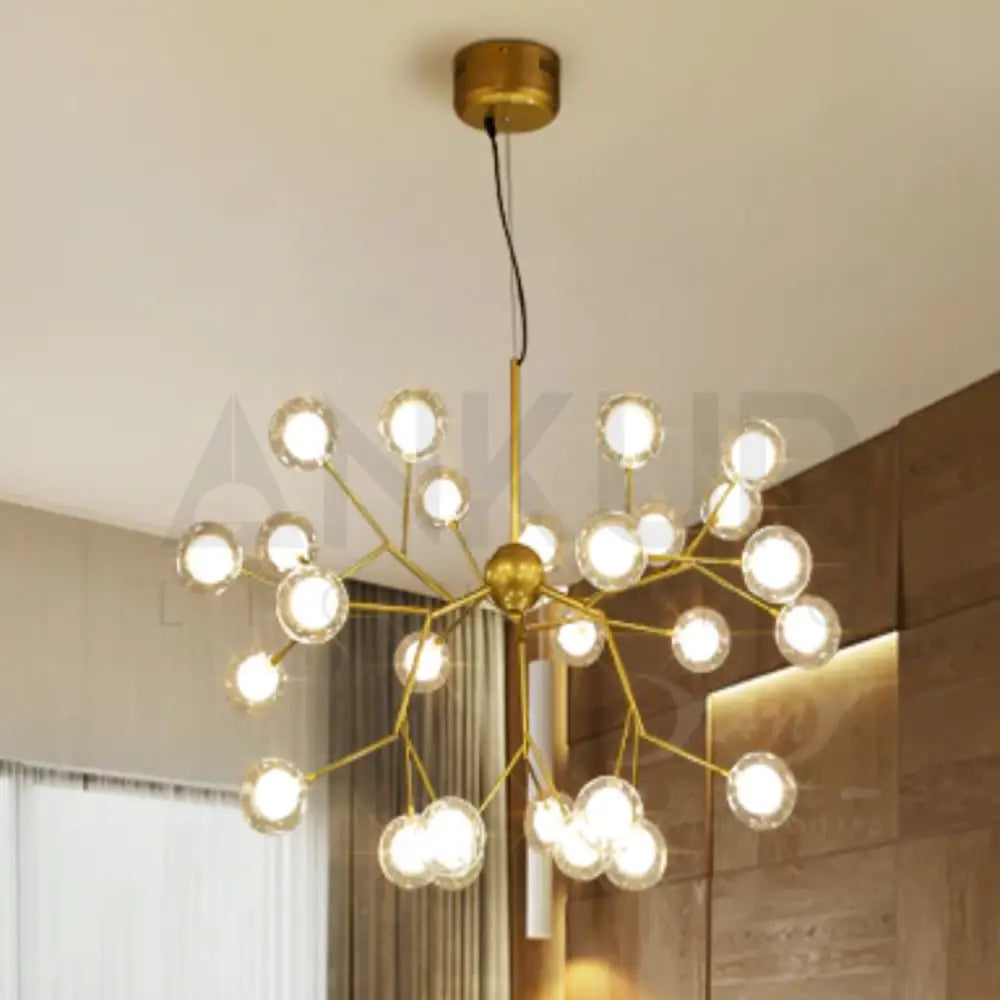 ANKUR GLASS BUBBLES TREE CHANDELIER - Ankur Lighting