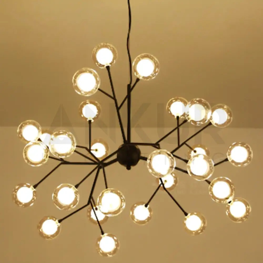 ANKUR GLASS BUBBLES TREE CHANDELIER - Ankur Lighting