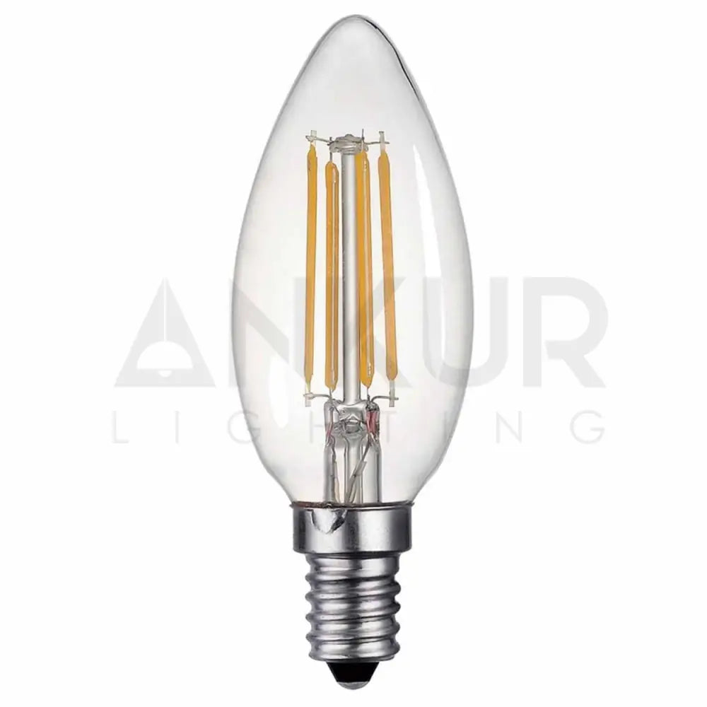 ANKUR GLO CANDLE BULB LAMP 3W WITH E-27 AND E-14 LAMP FOR HANGING AND HOME LIGHTING