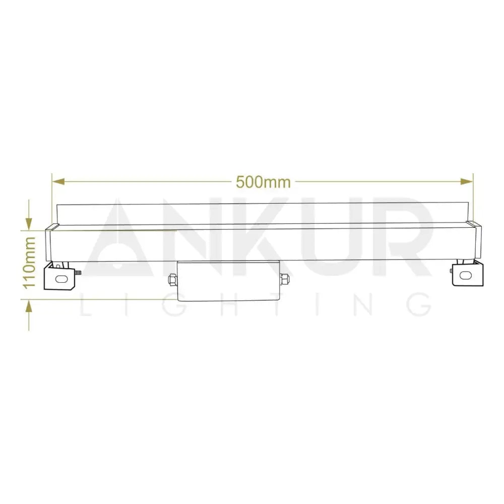 ANKUR GRAZER OUTDOOR RATED LINEAR LED WALL WASHER - Ankur Lighting