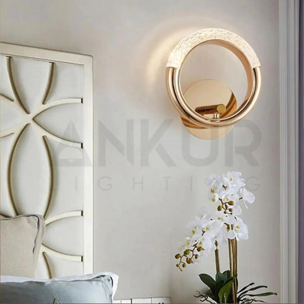 ANKUR HALF MOON RING LED WALL LIGHT - Ankur Lighting