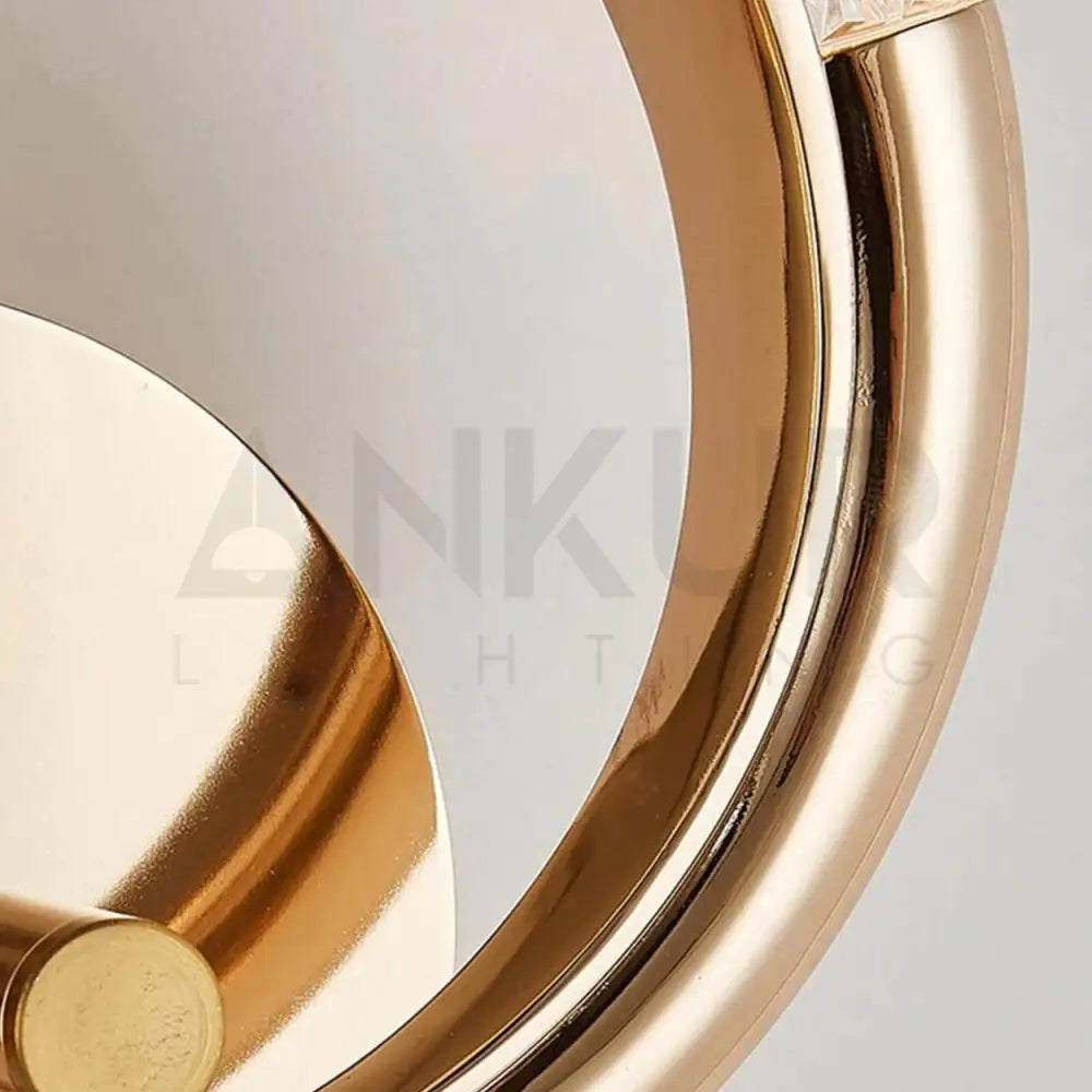 ANKUR HALF MOON RING LED WALL LIGHT - Ankur Lighting