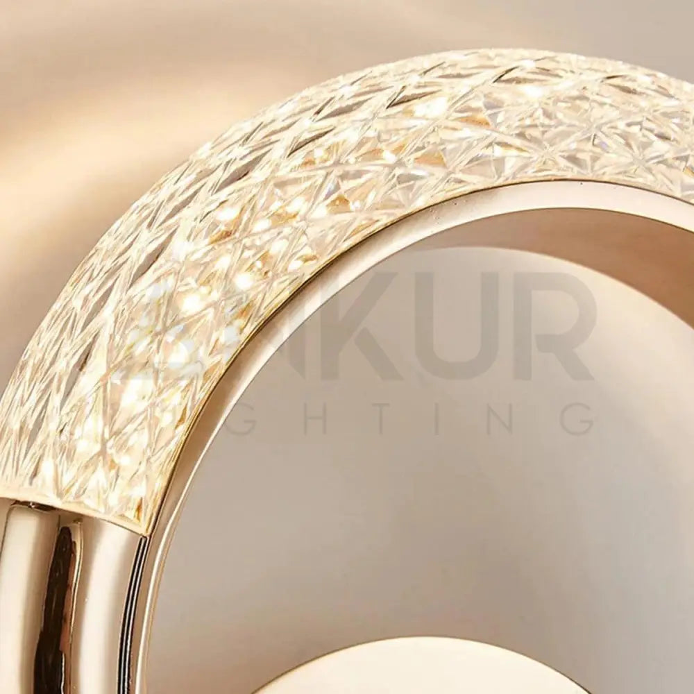 ANKUR HALF MOON RING LED WALL LIGHT - Ankur Lighting