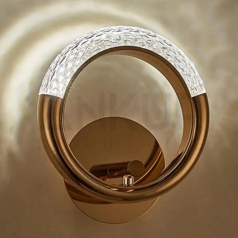 ANKUR HALF MOON RING LED WALL LIGHT - Ankur Lighting