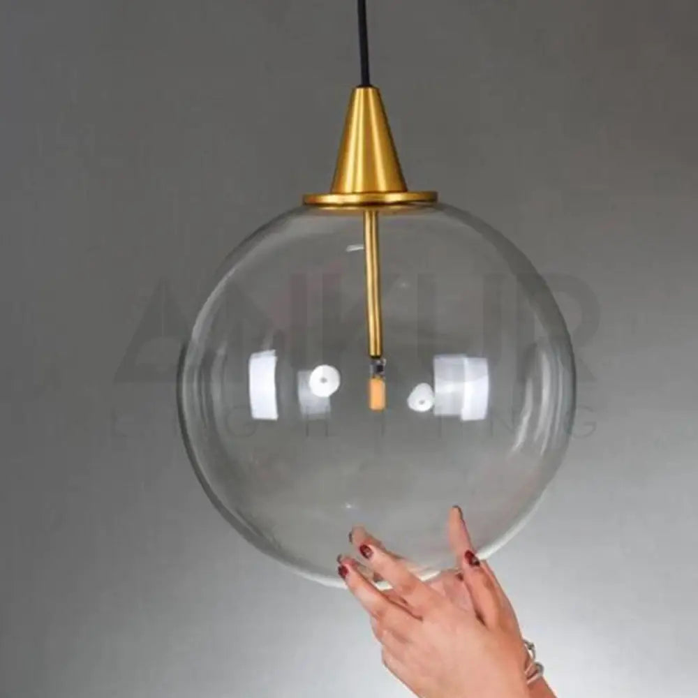 ANKUR CLEAR GLASS HANGING LIGHT - Ankur Lighting
