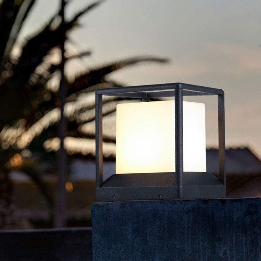 ANKUR HOUSA SQUARE ALUMINIUM OUTDOOR GATE LIGHT / PILLAR POST LIGHT - Ankur Lighting