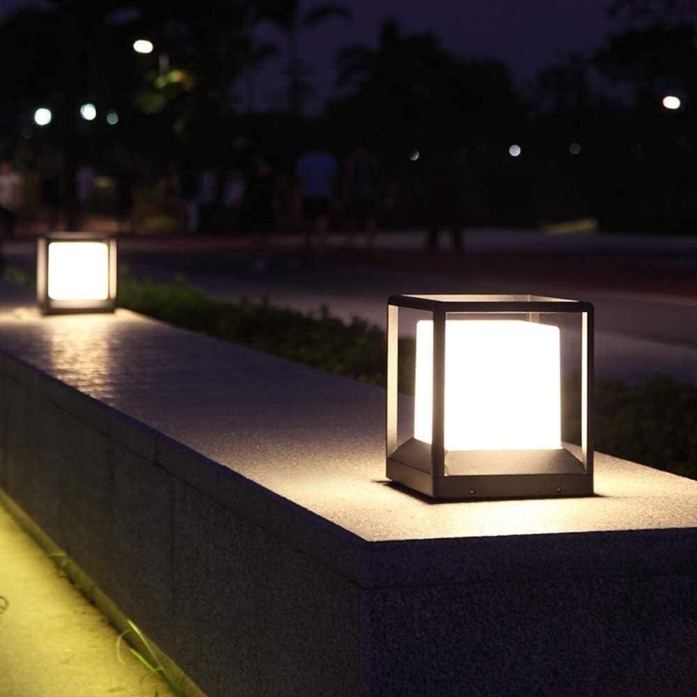 ANKUR HOUSA SQUARE ALUMINIUM OUTDOOR GATE LIGHT / PILLAR POST LIGHT - Ankur Lighting