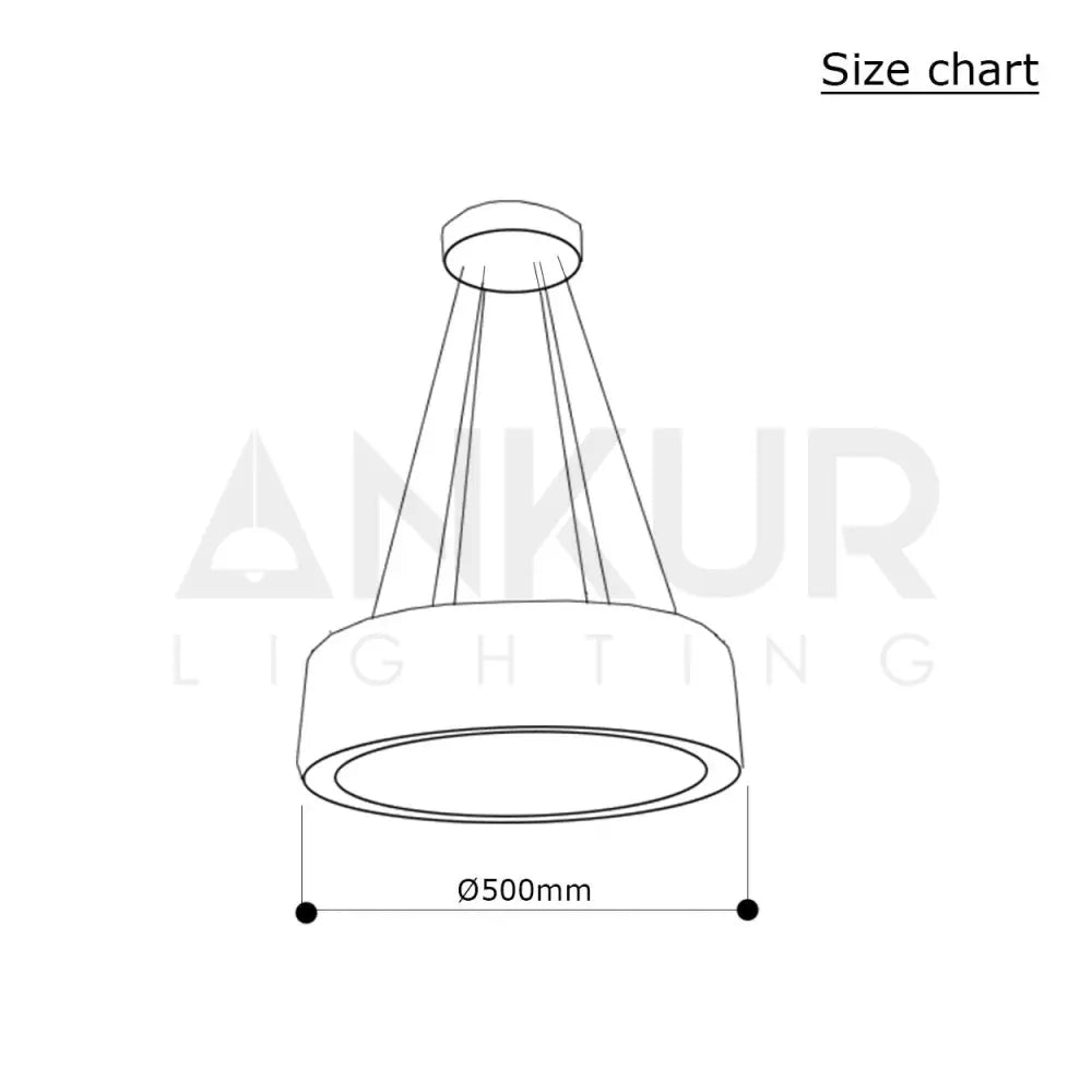 ANKUR IVY CRYSTAL LED CHANDELIER ROUND - Ankur Lighting