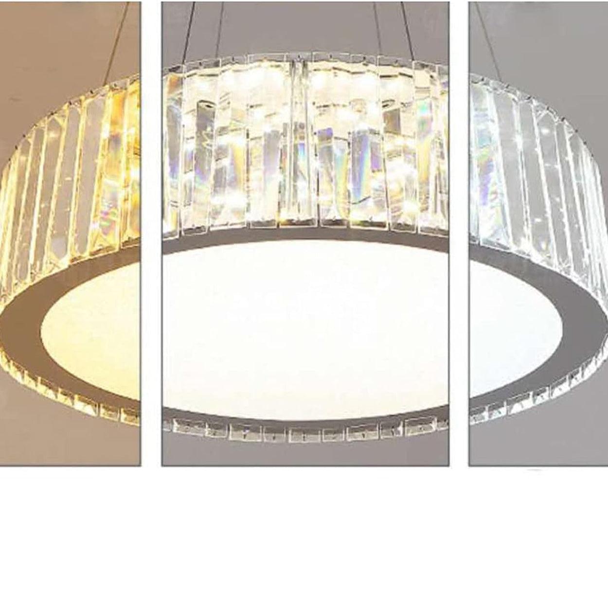 ANKUR IVY CRYSTAL LED CHANDELIER ROUND - Ankur Lighting