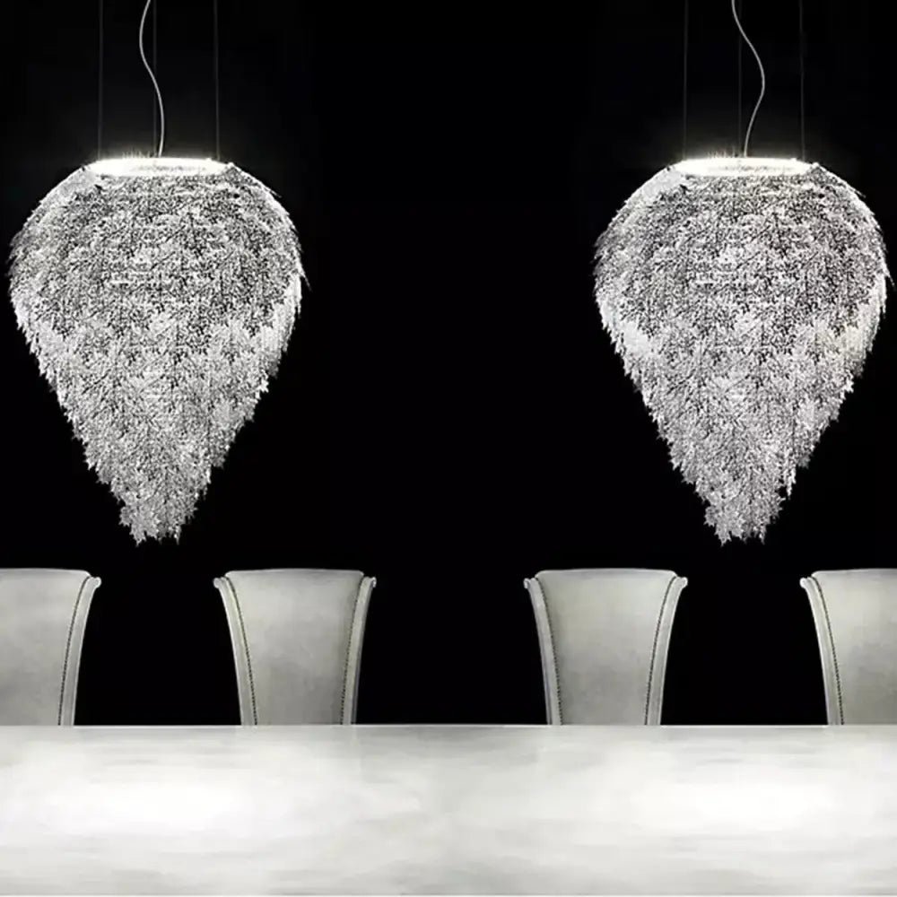 ANKUR LASER CUT METAL MAPLE LEAF CHANDELIER - Ankur Lighting