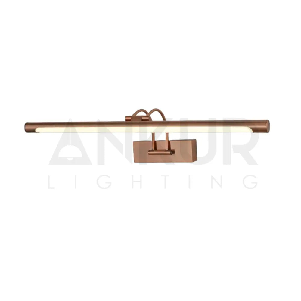 ANKUR LEXUS DOUBLE TWIST ADJUSTABLE PICTURE WALL LIGHT 12W (SMALL) / Antique Copper Wall Light