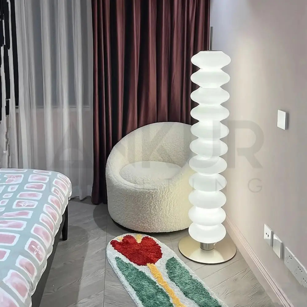 ANKUR LIGHTING ARBLE MODERN ACRYLIC FLOOR LAMP Floor Lamp