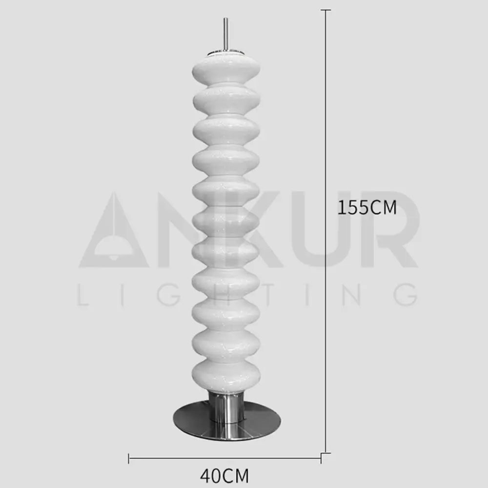 ANKUR LIGHTING ARBLE MODERN ACRYLIC FLOOR LAMP Floor Lamp