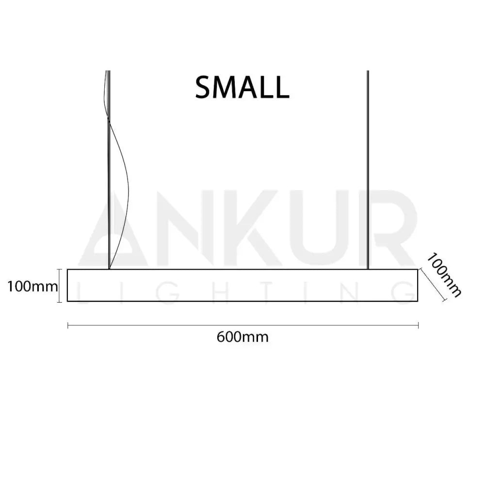 ANKUR LINEAR CONCRETE HANGING LIGHT - Ankur Lighting