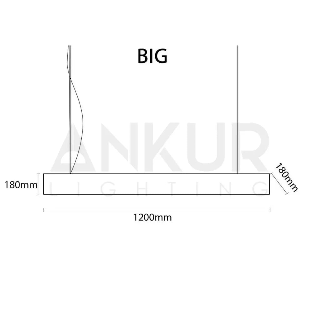 ANKUR LINEAR CONCRETE HANGING LIGHT - Ankur Lighting