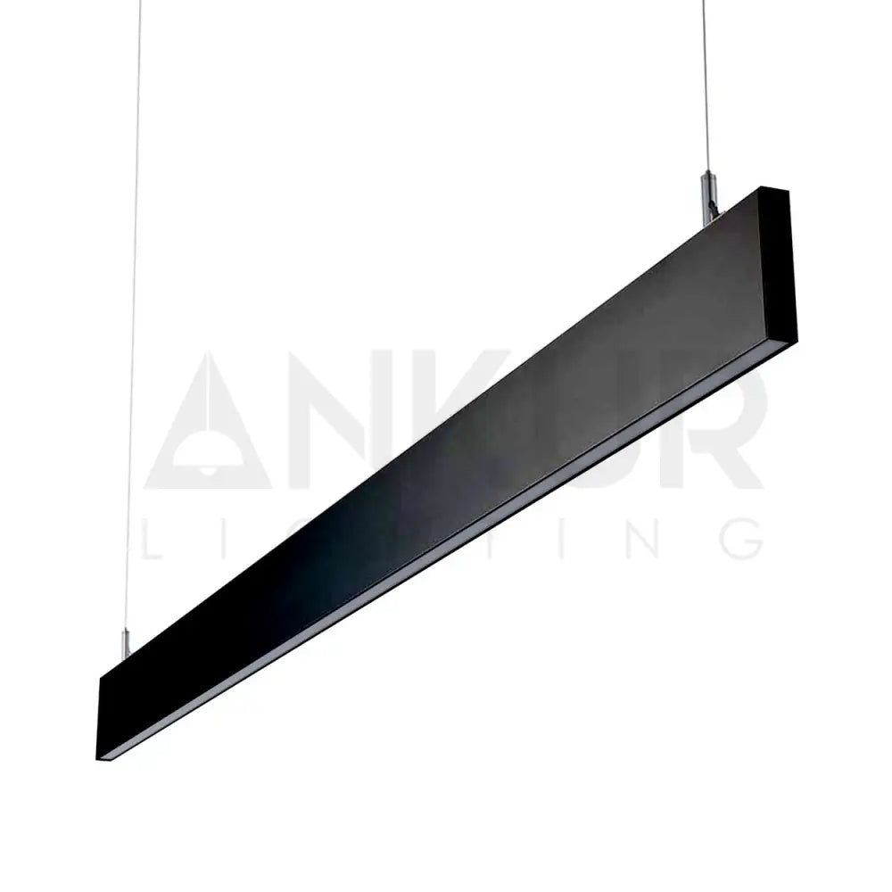 ANKUR LINEAR SLIM 1170 DIFFUSED HANGING CEILING LED LIGHT Black / 3000K
